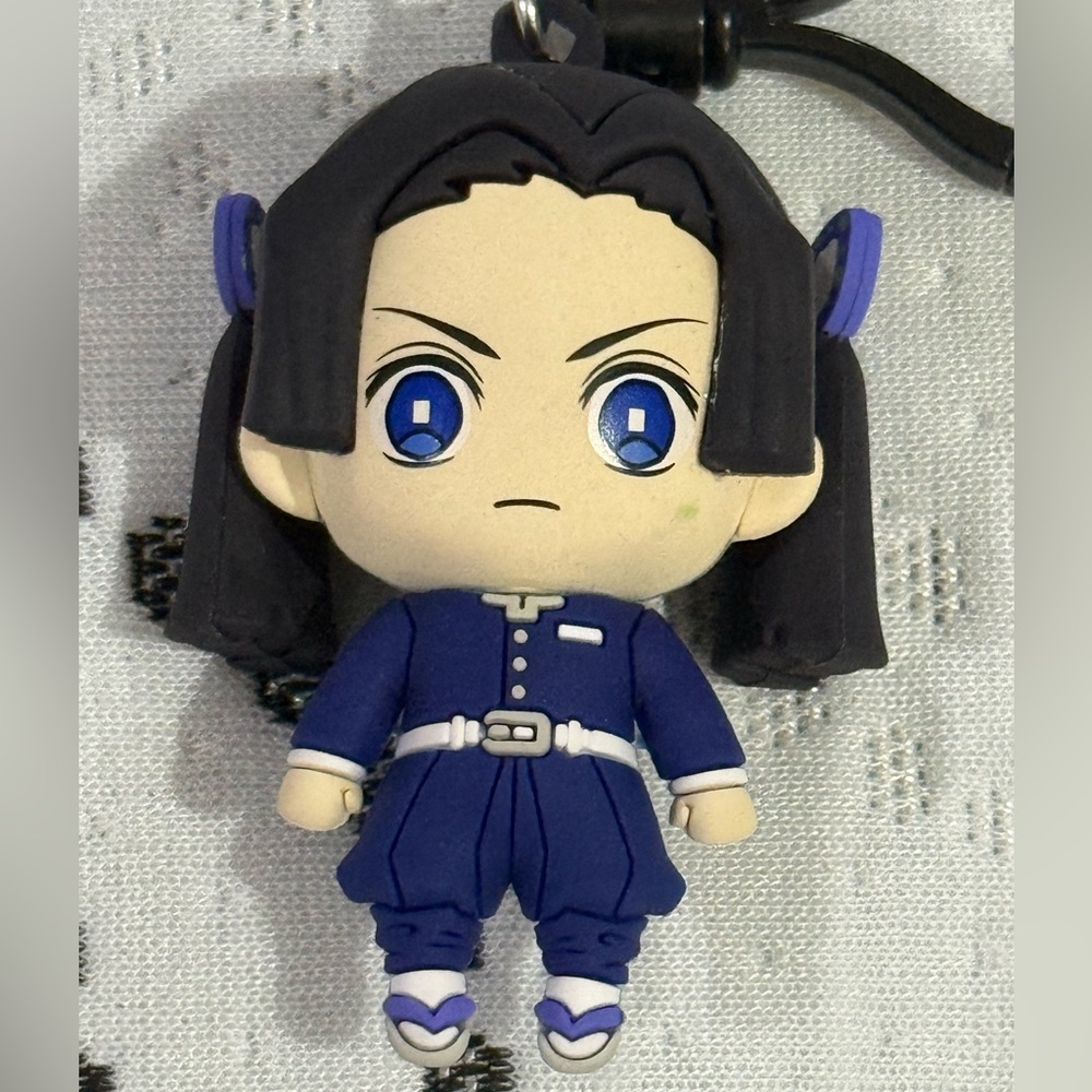 Demon Slayer Aoi Kanzaki collectible figure bag clip, new with tags